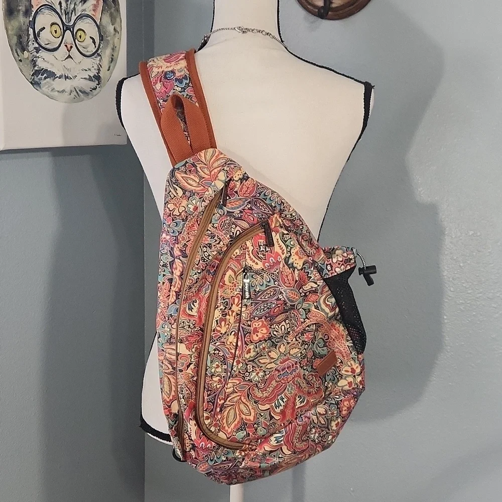 Baosha Paisley Gypsy Pattern Crossbody Shoulder Bag - Picture 6 of 6